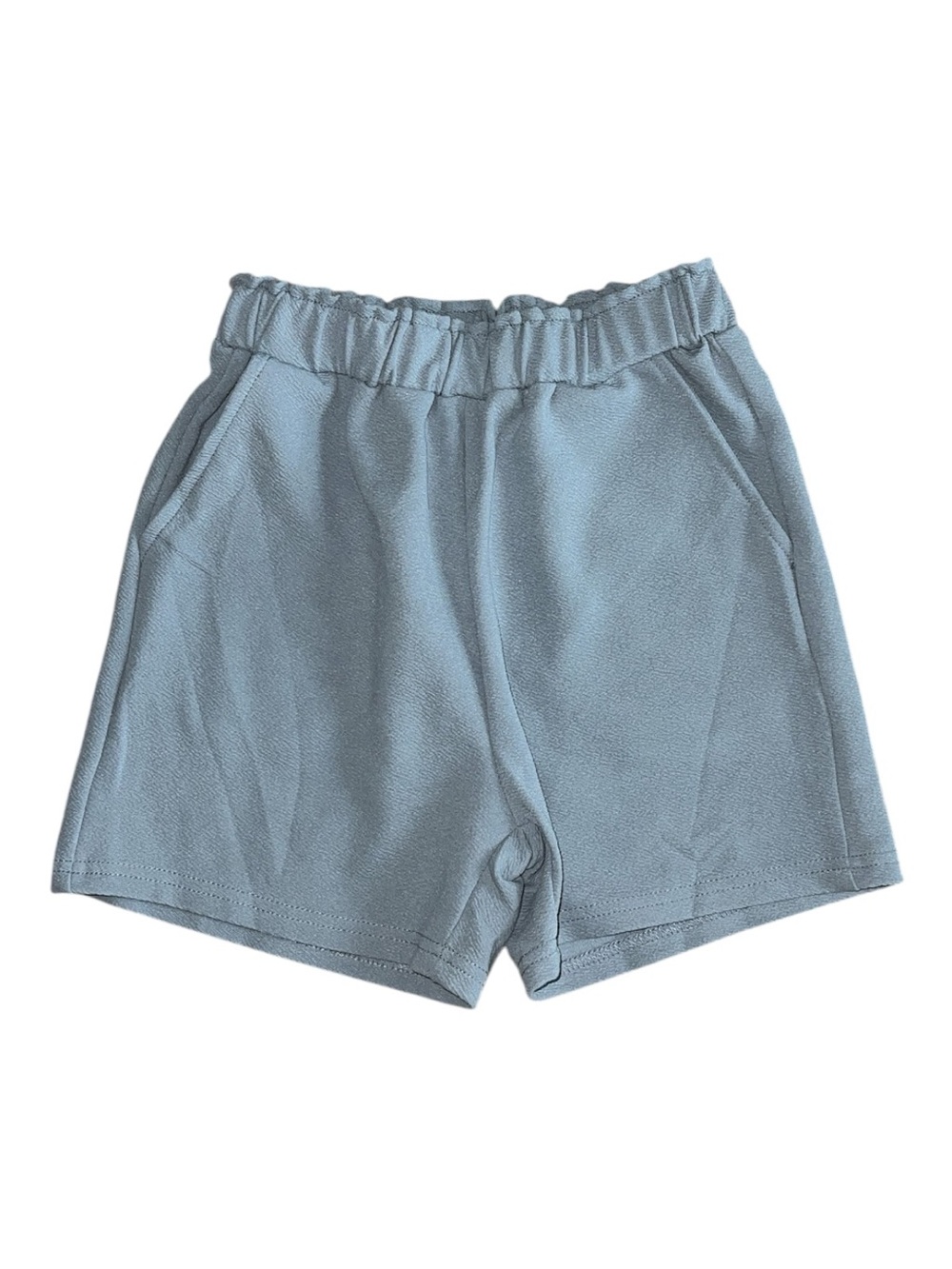 Gray Elastic-Waist Kids Shorts Size 11/12
